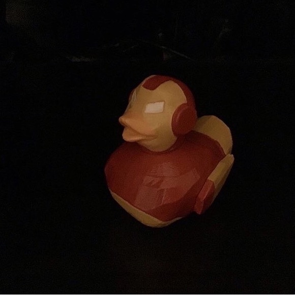 Art 3d Printed Iron Man Duck To Brighten The Day And Chase The